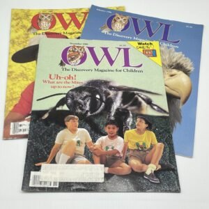 Owl Magazine 1986 Lot of 3