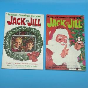 Jack and Jill Magazine - 1971 and 1972 Christmas Lot of 2