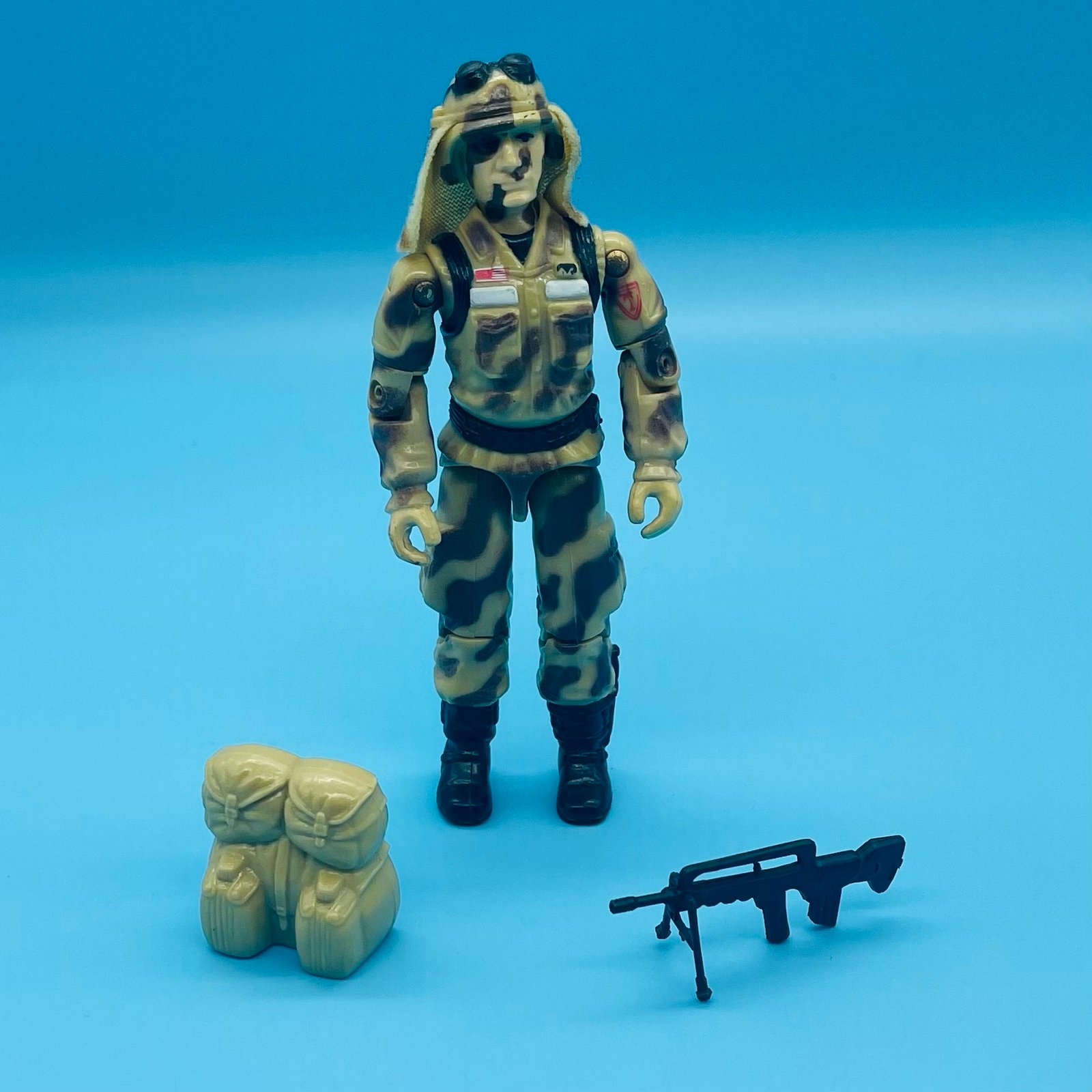 G.I. Joe Dusty Action Figure Complete from 1985