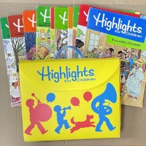 Highlights Magazine - 1983 complete year of 10 issues with carrying case