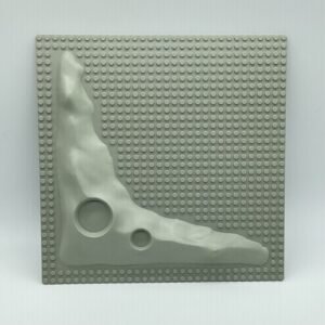 Lego Light Grey 32x32 Crater Baseplate