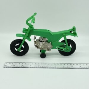 Green Motorcycle Toy 1970s