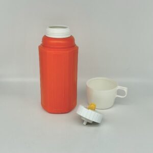 Vintage Lunch Box Thermos Orange version 1