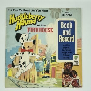 Huckleberry Hound at the Firehouse 1974 read-along book only
