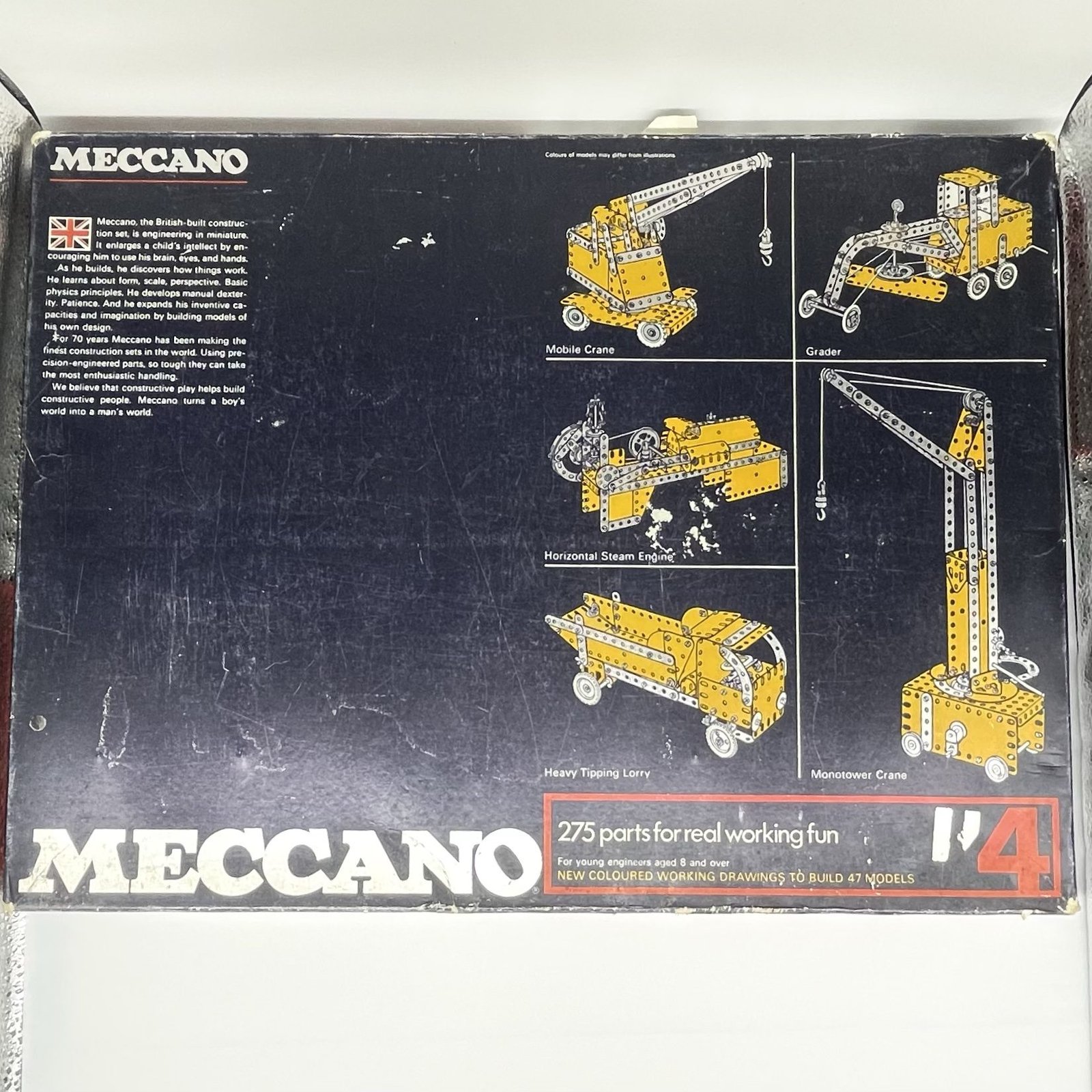 Meccano Set 4 from 1970s made in England