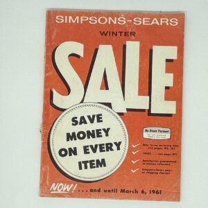 Simpsons-Sears 1960-61 Catalogue - Winter Sale
