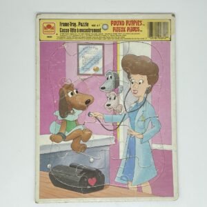 Pound Puppies Frame Tray Puzzle 1986