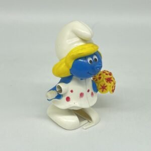 Smurfs - Vintage Wind-Up Smurfette Toy 1982