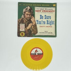 Davy Crockett Little Golden Record 45 from 1950s