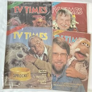 Fraggle Rock - TV Times Ottawa Citizen Lot of 4 from 1983-1984