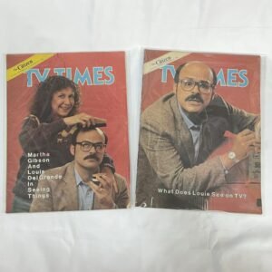 Seeing Things - Lot of 2 TV Magazines from 1982 and 1985