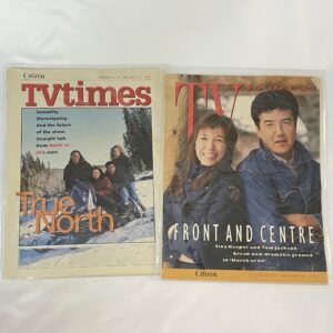 North of 60 - Lot of 2 TV Magazines from 1993-1996