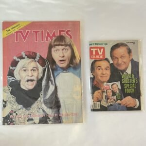 Wayne and Shuster - Lot of 2 TV Magazines from 1985-1986