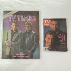 Night Heat - Lot of 2 TV Magazines from 1986-1987