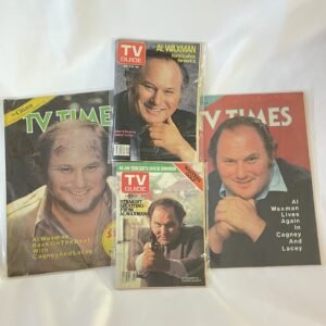 Al Waxman - Lot 1 - 4 TV Magazines from 1982-1987