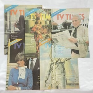 TV Times Vancouver Province - Lot of 5 issues from 1981