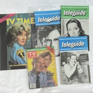 Hill Street Blues - TV Magazine Lot of 5 issues from 1981-1985