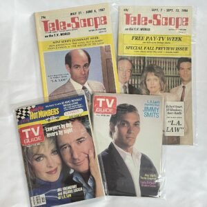 L.A. Law - TV Magazine Lot 2 - 4 issues from 1986-1987