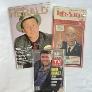 Night Court - TV Magazine Lot 2 - 3 issues from 1986-1989