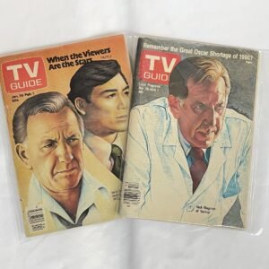 Quincy - TV Magazine Lot 2 - 2 issues from 1977-1980