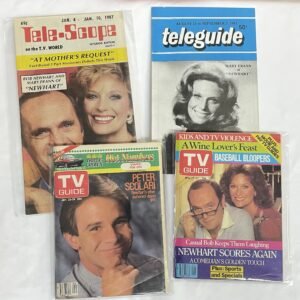 Newhart - TV Magazine Lot 2 - 4 issues from 1983-1988