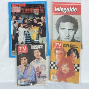 Taxi - TV Magazine Lot 3 - 4 issues from 1979-1981