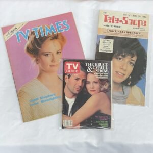 Moonlighting - TV Magazine Lot 1 - 3 issues from 1986-1989