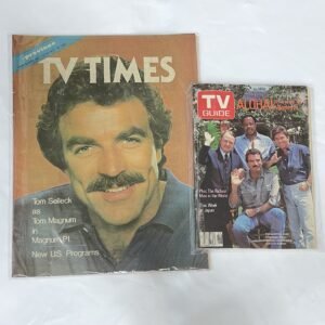 Magnum P.I. - TV Magazine Lot 2 - 2 issues from 1980-1988