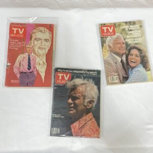Barnaby Jones - TV Magazine Lot of 3 issues from 1973-1980