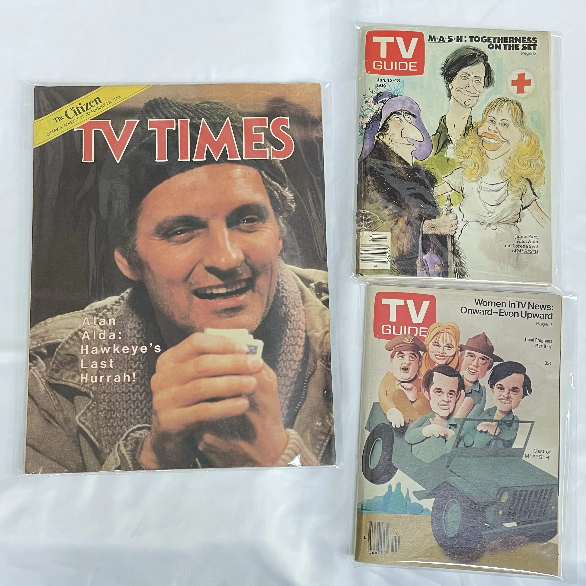MASH - TV Magazine Lot  4 - 3 issues from 1978-1982