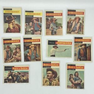 Gunsmoke and Boots & Saddles 1958 Topps Trading Cards Lot of 11