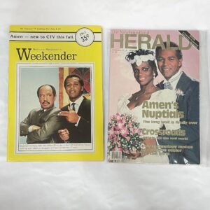 Amen - TV Magazine Lot of 2 issues from 1987-1990