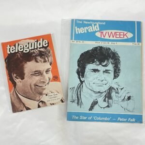 Columbo - TV Magazine Lot of 2 issues from 1973-1977