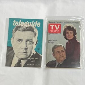 Ironside - TV Magazine Lot 2 - 2 issues from 1971-1972