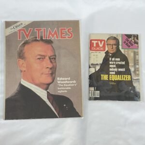 Equalizer - TV Magazine Lot of 2 issues from 1986