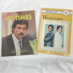 Miami Vice - TV Magazine Lot of 2 issues from 1986-1987
