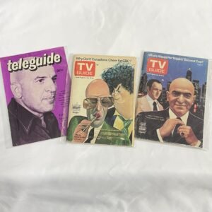Kojak - TV Magazine Lot of 3 issues from 1974-1978