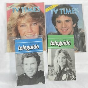 T.J. Hooker - TV Magazine Lot of 4 issues from 1982-1984