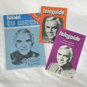 Lorne Greene - TV Magazine Lot of 3 issues from 1976-1978