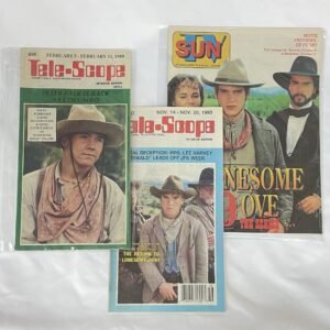 Lonesome Dove - TV Magazine Lot of 3 issues from 1989-1994