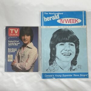 Rene Simard - TV Magazine Lot of 2 issues from 1977