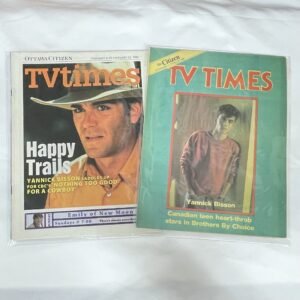 Yannick Bisson - TV Magazine Lot of 2 from 1986-1999
