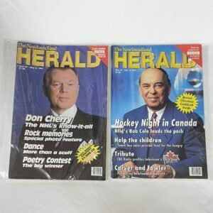 Hockey Night in Canada - 2 TV Magazines from 1991-1993