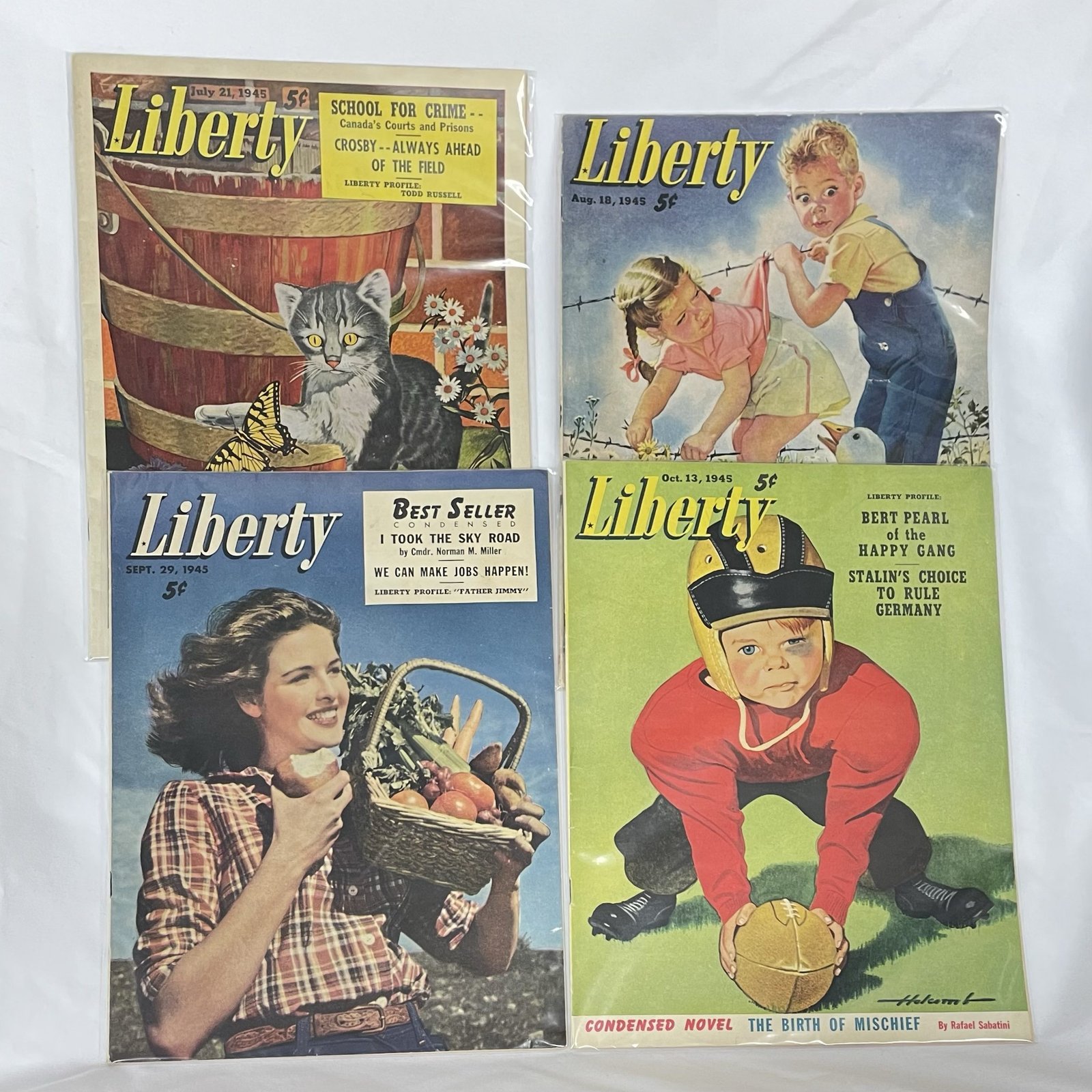 Liberty Magazine - Canadian - 1945 - 4 issues