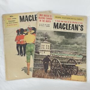 Maclean's Magazine - 1950s Lot of 2 issues from Jun 1956 and Nov 1959