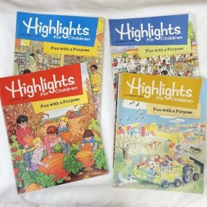 Highlights Magazine - 1984-1985 lot of 4 issues