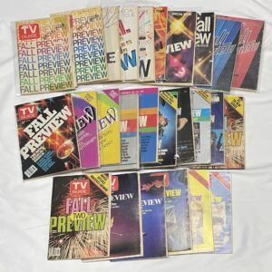 TV Guide Fall Preview Lot 1972-1989