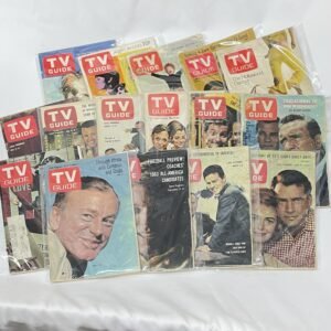 TV Guide Lot of 16 issues from 1962-1972 poor to fair condition