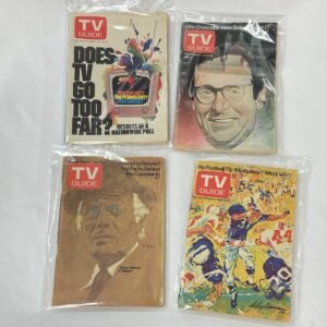 TV Guide Lot of 4 issues from 1973-1974