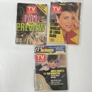 TV Guide Lot of 3 issues from 1986-1987